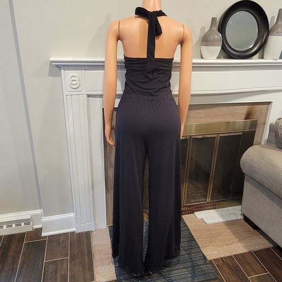 Pact Pants - Pact Organic cotton halter neck sleeveless Jumpsuit.